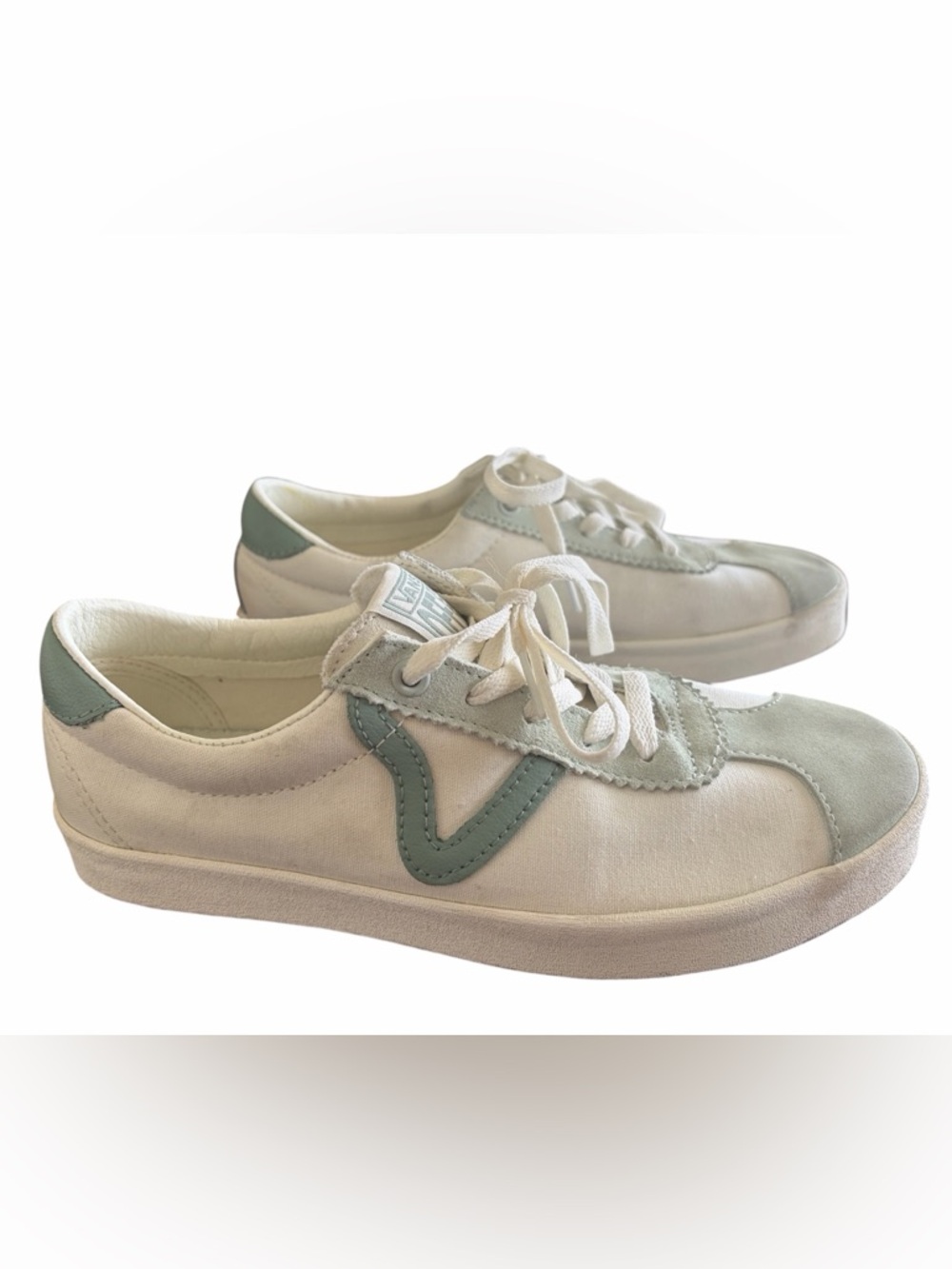 Vans Tri-Tone Sport Low Skate Shoes Leather & Canvas  W 8 M 6.5